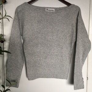 NEW Light Gray Soft Knit Sweater, M, 108